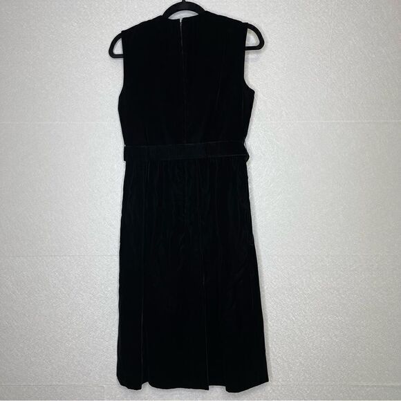 Kiki Hart New York Vintage Velvet Two Piece Cocktail Dress Set Black - Picture 10 of 10